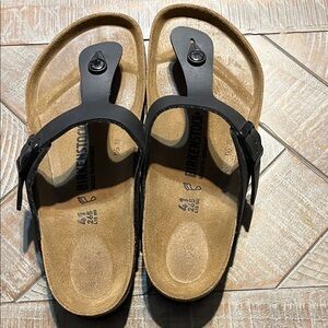 Birkenstock Women’s Black Thong Sandals